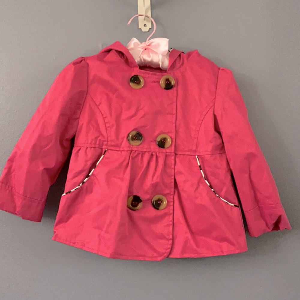 PINK PLATINUM Toddler girl rain jacket